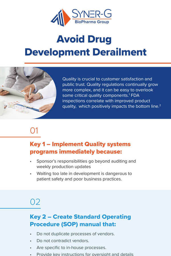 Whitepaper graphic: 5 Critical Keys to Avoid Derailment of Drug Development -thumbnail