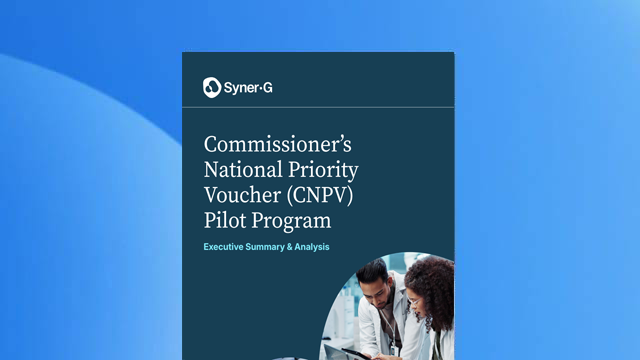 Commissioner’s National Priority Voucher (CNPV) Pilot Program